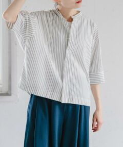 URBAN RESEARCH DOORS / アーバンリサーチ ドアーズ シャツ・ブラウス | 『一部WEB限定カラー』FORK&SPOON　ギボシコクーンショートスリーブシャツ