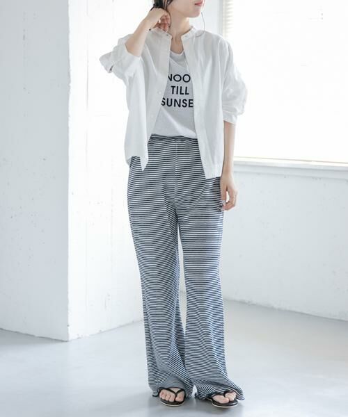 URBAN RESEARCH DOORS / アーバンリサーチ ドアーズ シャツ・ブラウス | 『一部WEB限定カラー』FORK&SPOON　ギボシコクーンショートスリーブシャツ | 詳細15