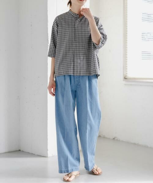 URBAN RESEARCH DOORS / アーバンリサーチ ドアーズ シャツ・ブラウス | 『一部WEB限定カラー』FORK&SPOON ギボシコクーンショートスリーブシャツ | 詳細28