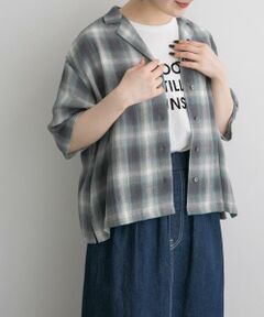 URBAN RESEARCH DOORS / アーバンリサーチ ドアーズ シャツ・ブラウス | FORK&SPOON　メッシュチェックシャツ