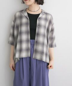 URBAN RESEARCH DOORS / アーバンリサーチ ドアーズ シャツ・ブラウス | FORK&SPOON　メッシュチェックシャツ