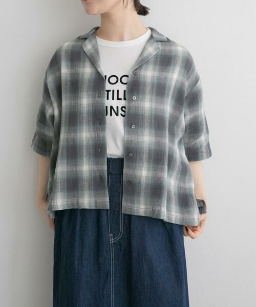 URBAN RESEARCH DOORS / アーバンリサーチ ドアーズ シャツ・ブラウス | FORK&SPOON　メッシュチェックシャツ | 詳細3