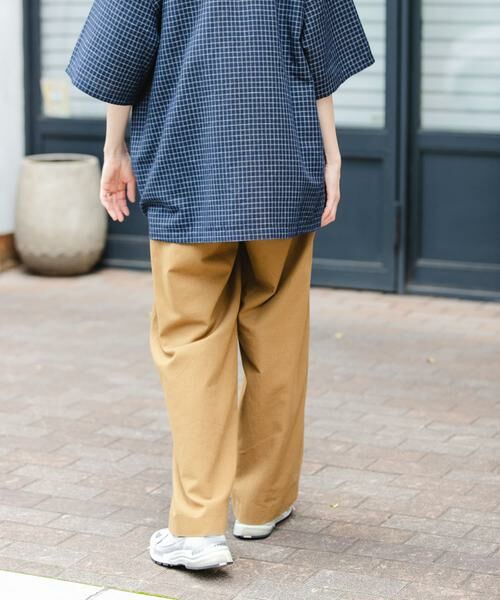 URBAN RESEARCH DOORS / アーバンリサーチ ドアーズ その他パンツ | FORK&SPOON　綿麻ホップサックパンツ | 詳細4