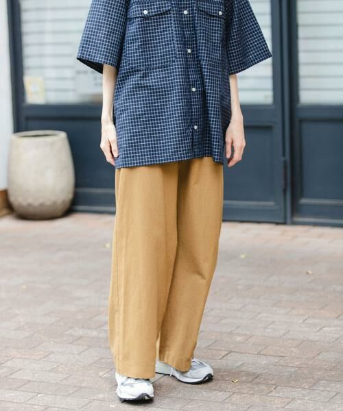 URBAN RESEARCH DOORS / アーバンリサーチ ドアーズ その他パンツ | FORK&SPOON　綿麻ホップサックパンツ | 詳細8