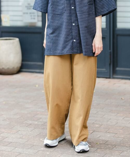 URBAN RESEARCH DOORS / アーバンリサーチ ドアーズ その他パンツ | FORK&SPOON　綿麻ホップサックパンツ | 詳細9