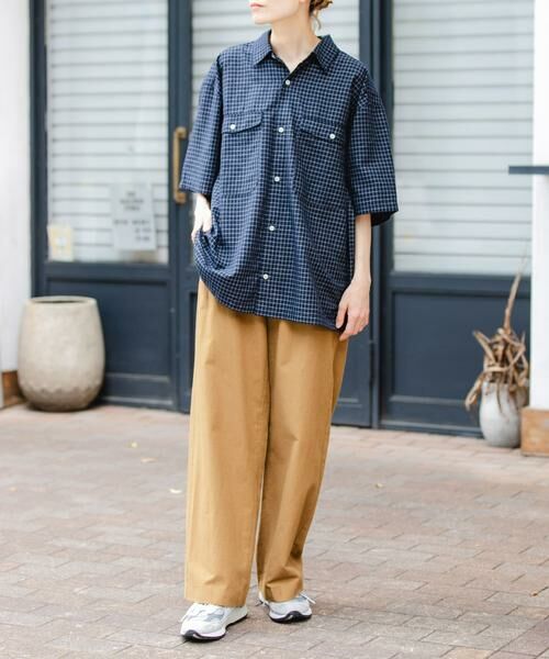 URBAN RESEARCH DOORS / アーバンリサーチ ドアーズ その他パンツ | FORK&SPOON　綿麻ホップサックパンツ | 詳細10