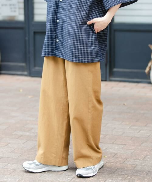 URBAN RESEARCH DOORS / アーバンリサーチ ドアーズ その他パンツ | FORK&SPOON　綿麻ホップサックパンツ（ベージュ系その他）