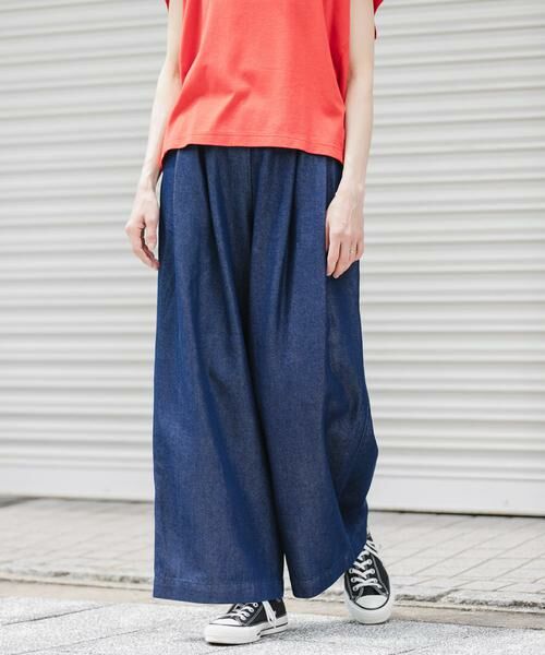 URBAN RESEARCH DOORS / アーバンリサーチ ドアーズ デニムパンツ | FORK&SPOON　セルロースデニムワイドパンツ | 詳細4