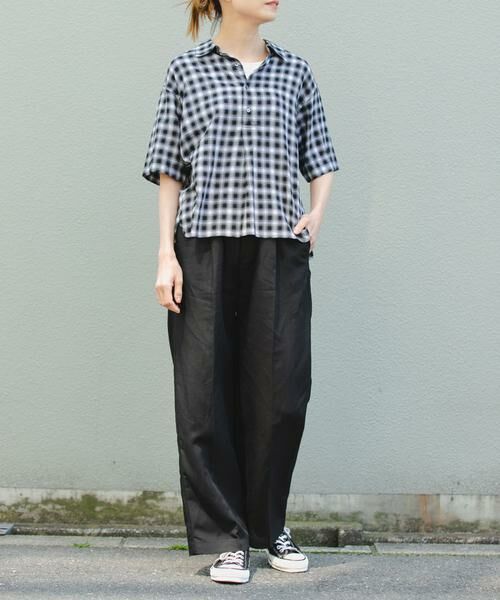 URBAN RESEARCH DOORS / アーバンリサーチ ドアーズ その他パンツ | FORK&SPOON　リネン混イージーパンツ | 詳細6