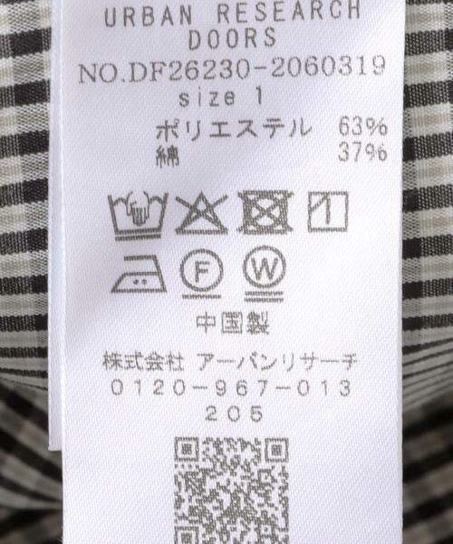URBAN RESEARCH DOORS / アーバンリサーチ ドアーズ ワンピース | FORK&SPOON　タックシャツワンピース | 詳細28
