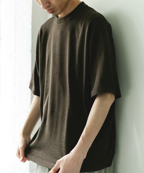URBAN RESEARCH DOORS / アーバンリサーチ ドアーズ Tシャツ | コットンレーヨンクルーネック ショートスリーブ Tシャツ | 詳細4