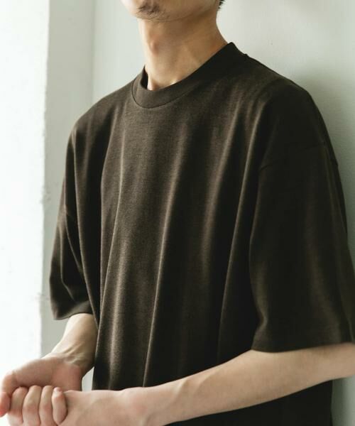 URBAN RESEARCH DOORS / アーバンリサーチ ドアーズ Tシャツ | コットンレーヨンクルーネック ショートスリーブ Tシャツ | 詳細5