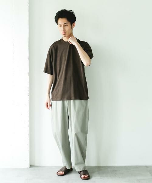 URBAN RESEARCH DOORS / アーバンリサーチ ドアーズ Tシャツ | コットンレーヨンクルーネック ショートスリーブ Tシャツ | 詳細7