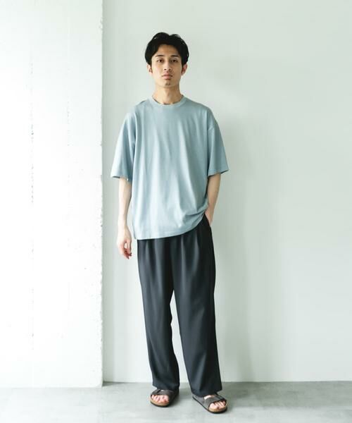 URBAN RESEARCH DOORS / アーバンリサーチ ドアーズ Tシャツ | コットンレーヨンクルーネック ショートスリーブ Tシャツ | 詳細14