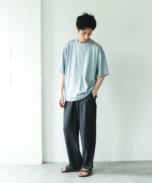 URBAN RESEARCH DOORS / アーバンリサーチ ドアーズ Tシャツ | コットンレーヨンクルーネック ショートスリーブ Tシャツ | 詳細15