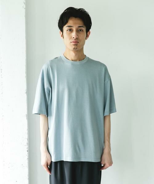 URBAN RESEARCH DOORS / アーバンリサーチ ドアーズ Tシャツ | コットンレーヨンクルーネック ショートスリーブ Tシャツ | 詳細16