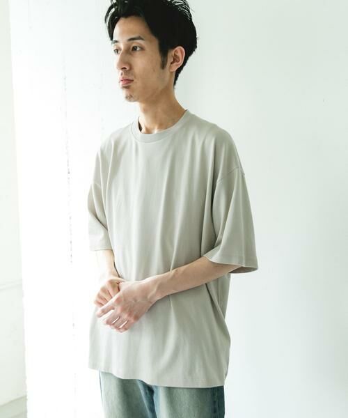 URBAN RESEARCH DOORS / アーバンリサーチ ドアーズ Tシャツ | コットンレーヨンクルーネック ショートスリーブ Tシャツ | 詳細25