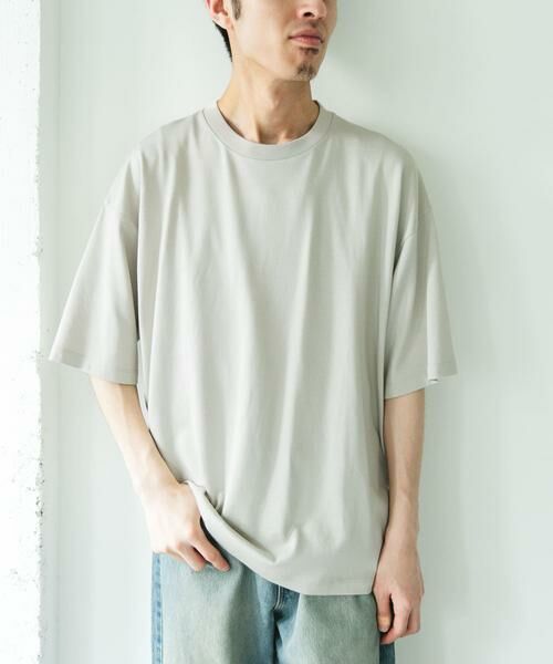 URBAN RESEARCH DOORS / アーバンリサーチ ドアーズ Tシャツ | コットンレーヨンクルーネック ショートスリーブ Tシャツ | 詳細27