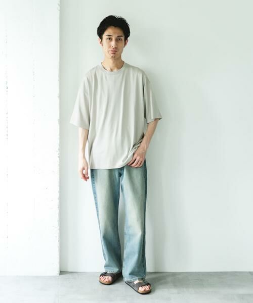 URBAN RESEARCH DOORS / アーバンリサーチ ドアーズ Tシャツ | コットンレーヨンクルーネック ショートスリーブ Tシャツ | 詳細28