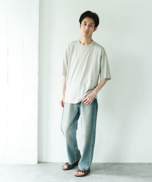 URBAN RESEARCH DOORS / アーバンリサーチ ドアーズ Tシャツ | コットンレーヨンクルーネック ショートスリーブ Tシャツ | 詳細29