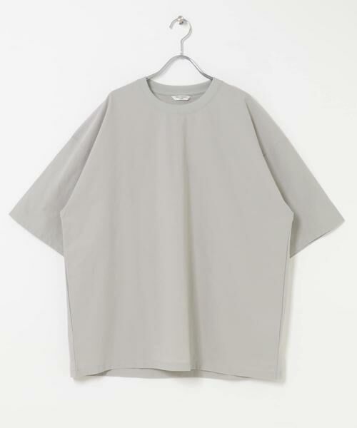 URBAN RESEARCH DOORS / アーバンリサーチ ドアーズ Tシャツ | 『吸水速乾/抗ピリング/UVカット/接触冷感』PERFECTEX メッシュショートスリーブ Tシャツ（ライトグレー）