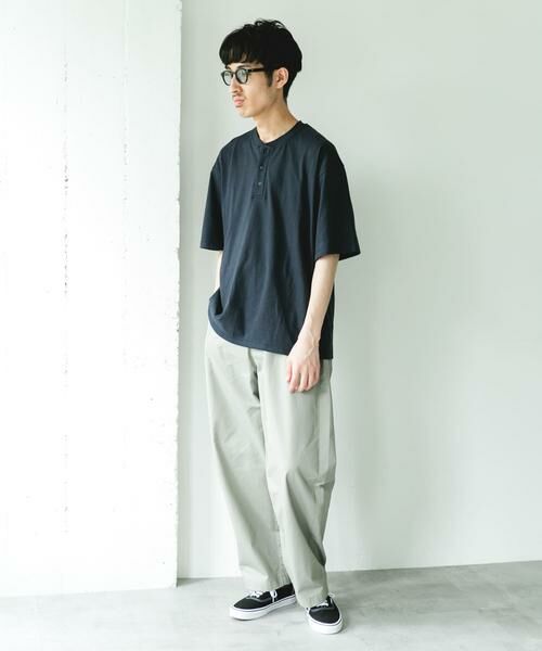 URBAN RESEARCH DOORS / アーバンリサーチ ドアーズ Tシャツ | TOMPKINS ヘンリーネック ショートスリーブ Tシャツ | 詳細5
