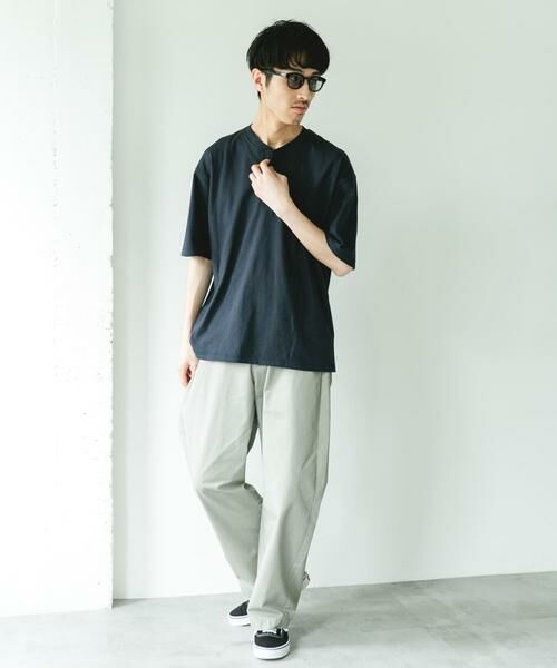 URBAN RESEARCH DOORS / アーバンリサーチ ドアーズ Tシャツ | TOMPKINS ヘンリーネック ショートスリーブ Tシャツ | 詳細6