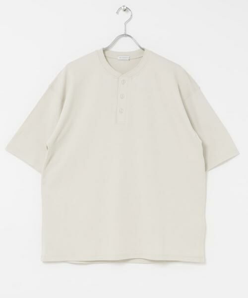 URBAN RESEARCH DOORS / アーバンリサーチ ドアーズ Tシャツ | TOMPKINS ヘンリーネック ショートスリーブ Tシャツ | 詳細24