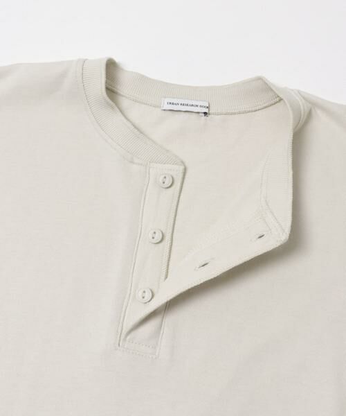 URBAN RESEARCH DOORS / アーバンリサーチ ドアーズ Tシャツ | TOMPKINS ヘンリーネック ショートスリーブ Tシャツ | 詳細25
