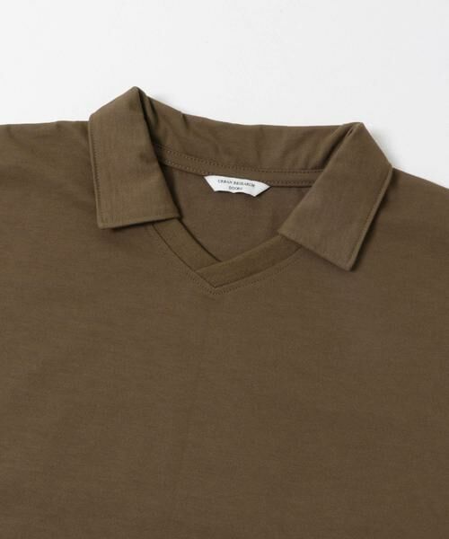 URBAN RESEARCH DOORS / アーバンリサーチ ドアーズ Tシャツ | 『吸水速乾/防シワ/抗ピリング/UVカット/イージーケア』DRYMIX Vネック ポロカラー ショートスリーブ Tシャツ | 詳細9