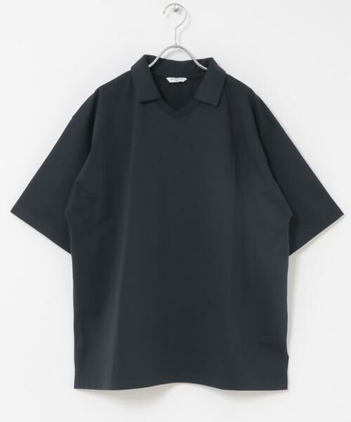 URBAN RESEARCH DOORS / アーバンリサーチ ドアーズ Tシャツ | 『吸水速乾/防シワ/抗ピリング/UVカット/イージーケア』DRYMIX Vネック ポロカラー ショートスリーブ Tシャツ | 詳細16