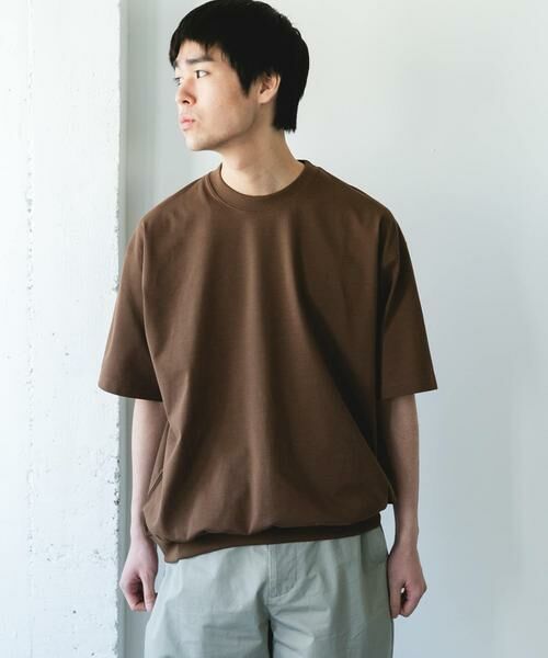 URBAN RESEARCH DOORS / アーバンリサーチ ドアーズ Tシャツ | 『吸水速乾/防シワ/抗ピリング/UVカット/イージーケア』DRYMIX クルーネック ショートスリーブ スウェットTシャツ | 詳細1
