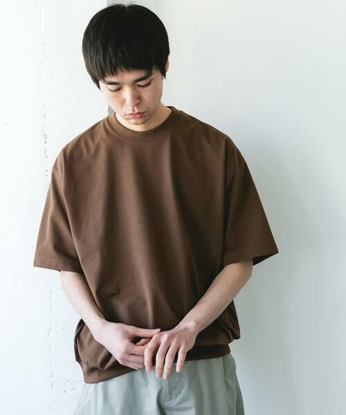 URBAN RESEARCH DOORS / アーバンリサーチ ドアーズ Tシャツ | 『吸水速乾/防シワ/抗ピリング/UVカット/イージーケア』DRYMIX クルーネック ショートスリーブ スウェットTシャツ | 詳細2
