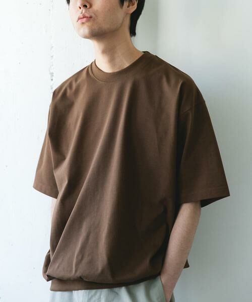 URBAN RESEARCH DOORS / アーバンリサーチ ドアーズ Tシャツ | 『吸水速乾/防シワ/抗ピリング/UVカット/イージーケア』DRYMIX クルーネック ショートスリーブ スウェットTシャツ | 詳細3