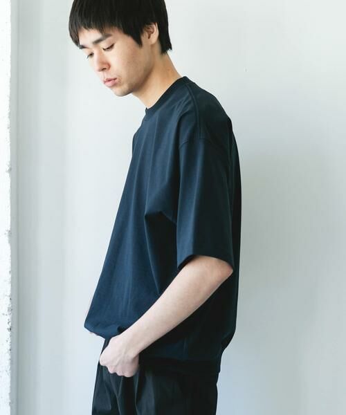 URBAN RESEARCH DOORS / アーバンリサーチ ドアーズ Tシャツ | 『吸水速乾/防シワ/抗ピリング/UVカット/イージーケア』DRYMIX クルーネック ショートスリーブ スウェットTシャツ | 詳細10