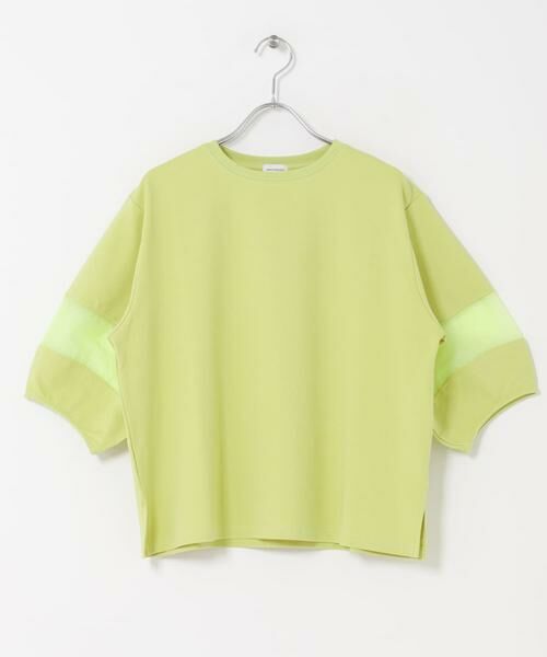 URBAN RESEARCH DOORS / アーバンリサーチ ドアーズ Tシャツ | 異素材ドッキングスリーブプルオーバー | 詳細10