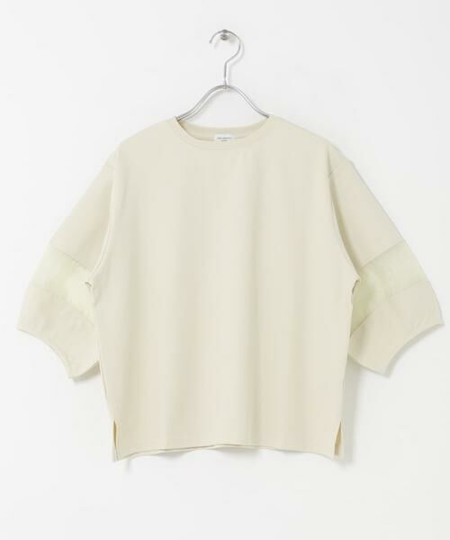 URBAN RESEARCH DOORS / アーバンリサーチ ドアーズ Tシャツ | 異素材ドッキングスリーブプルオーバー | 詳細28