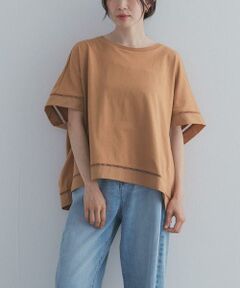 URBAN RESEARCH DOORS / アーバンリサーチ ドアーズ Tシャツ | ハシゴレースドッキングプルオーバー