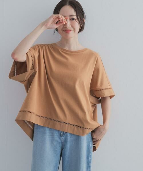 URBAN RESEARCH DOORS / アーバンリサーチ ドアーズ Tシャツ | ハシゴレースドッキングプルオーバー | 詳細3