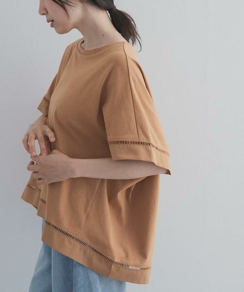 URBAN RESEARCH DOORS / アーバンリサーチ ドアーズ Tシャツ | ハシゴレースドッキングプルオーバー | 詳細4