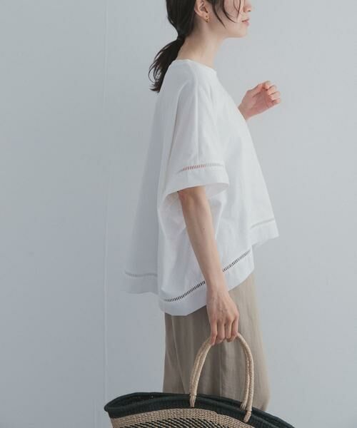 URBAN RESEARCH DOORS / アーバンリサーチ ドアーズ Tシャツ | ハシゴレースドッキングプルオーバー | 詳細14