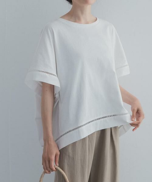 URBAN RESEARCH DOORS / アーバンリサーチ ドアーズ Tシャツ | ハシゴレースドッキングプルオーバー | 詳細15