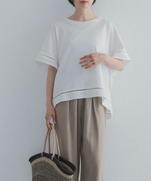 URBAN RESEARCH DOORS / アーバンリサーチ ドアーズ Tシャツ | ハシゴレースドッキングプルオーバー | 詳細16