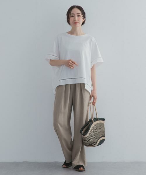 URBAN RESEARCH DOORS / アーバンリサーチ ドアーズ Tシャツ | ハシゴレースドッキングプルオーバー | 詳細20