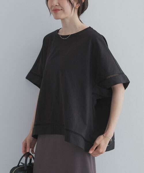 URBAN RESEARCH DOORS / アーバンリサーチ ドアーズ Tシャツ | ハシゴレースドッキングプルオーバー | 詳細26