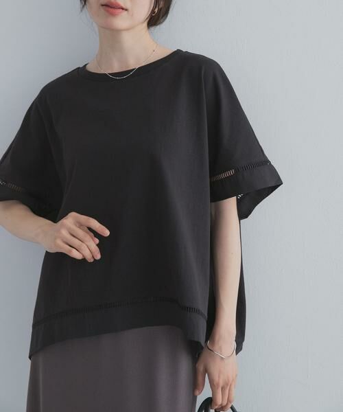 URBAN RESEARCH DOORS / アーバンリサーチ ドアーズ Tシャツ | ハシゴレースドッキングプルオーバー | 詳細28