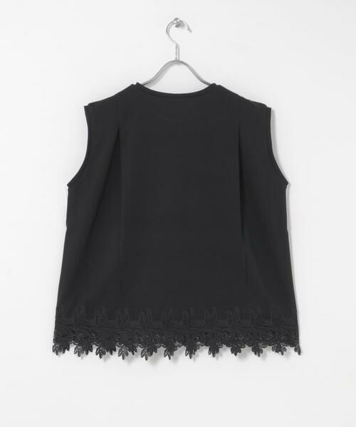 URBAN RESEARCH DOORS / アーバンリサーチ ドアーズ Tシャツ | 裾レースノースリーブプルオーバー | 詳細7