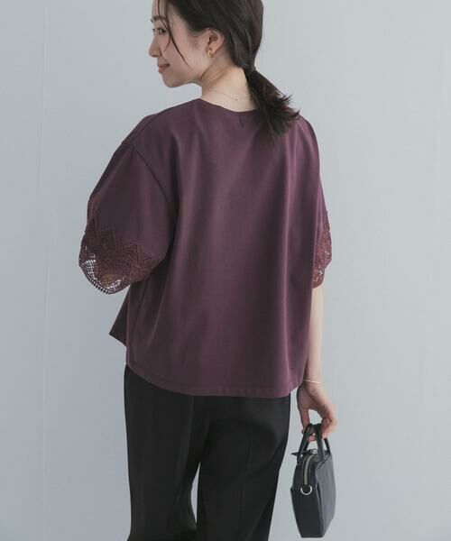 URBAN RESEARCH DOORS / アーバンリサーチ ドアーズ Tシャツ | レーススリーブTシャツ | 詳細3