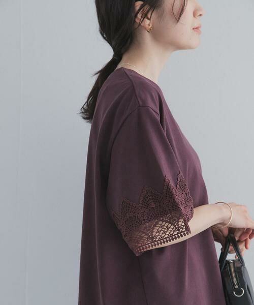 URBAN RESEARCH DOORS / アーバンリサーチ ドアーズ Tシャツ | レーススリーブTシャツ | 詳細4
