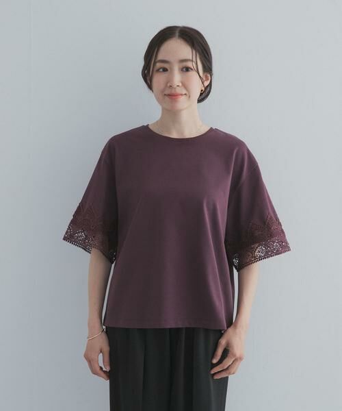URBAN RESEARCH DOORS / アーバンリサーチ ドアーズ Tシャツ | レーススリーブTシャツ | 詳細6